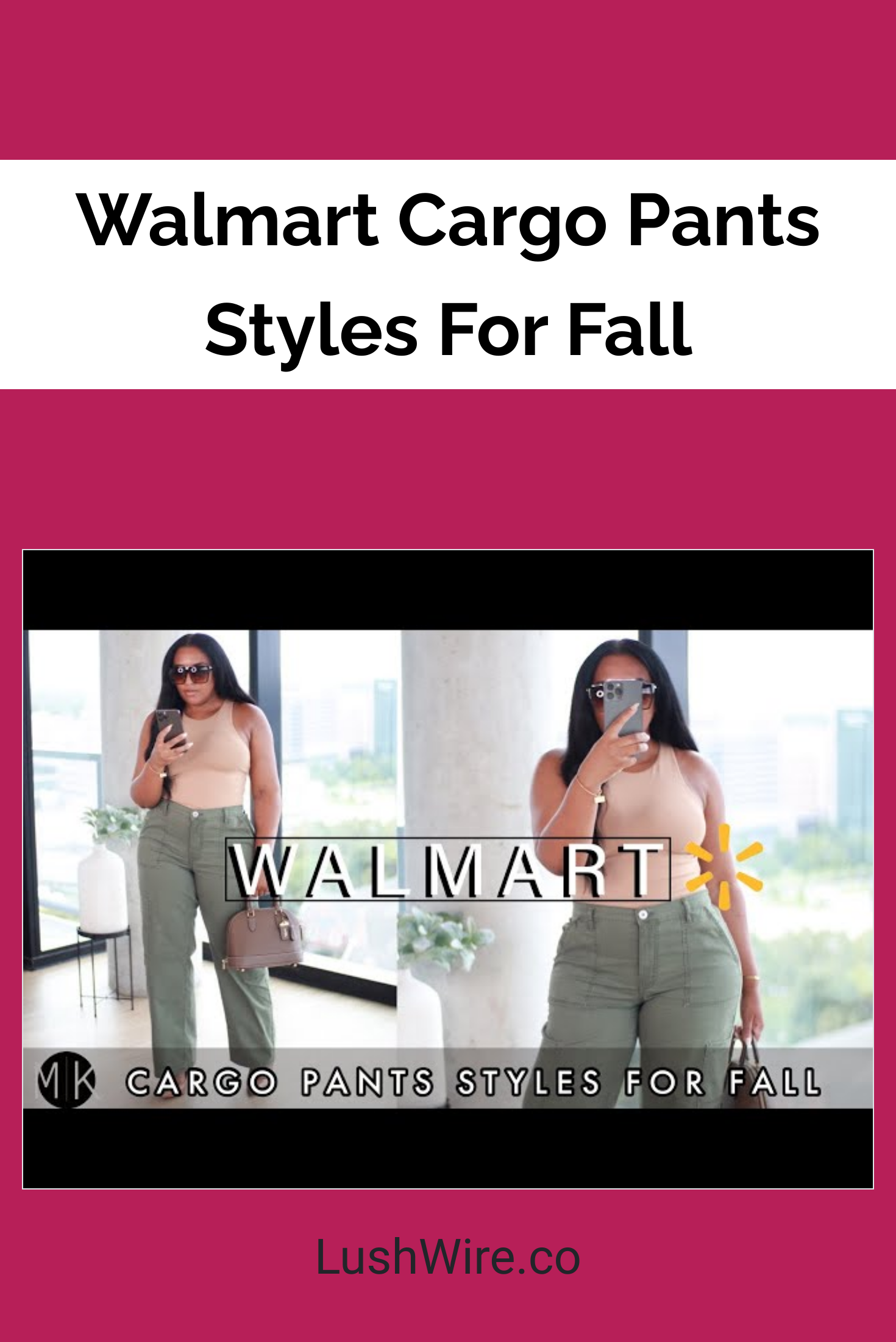 Walmart Cargo Pants Styles For Fall - Lush Wire